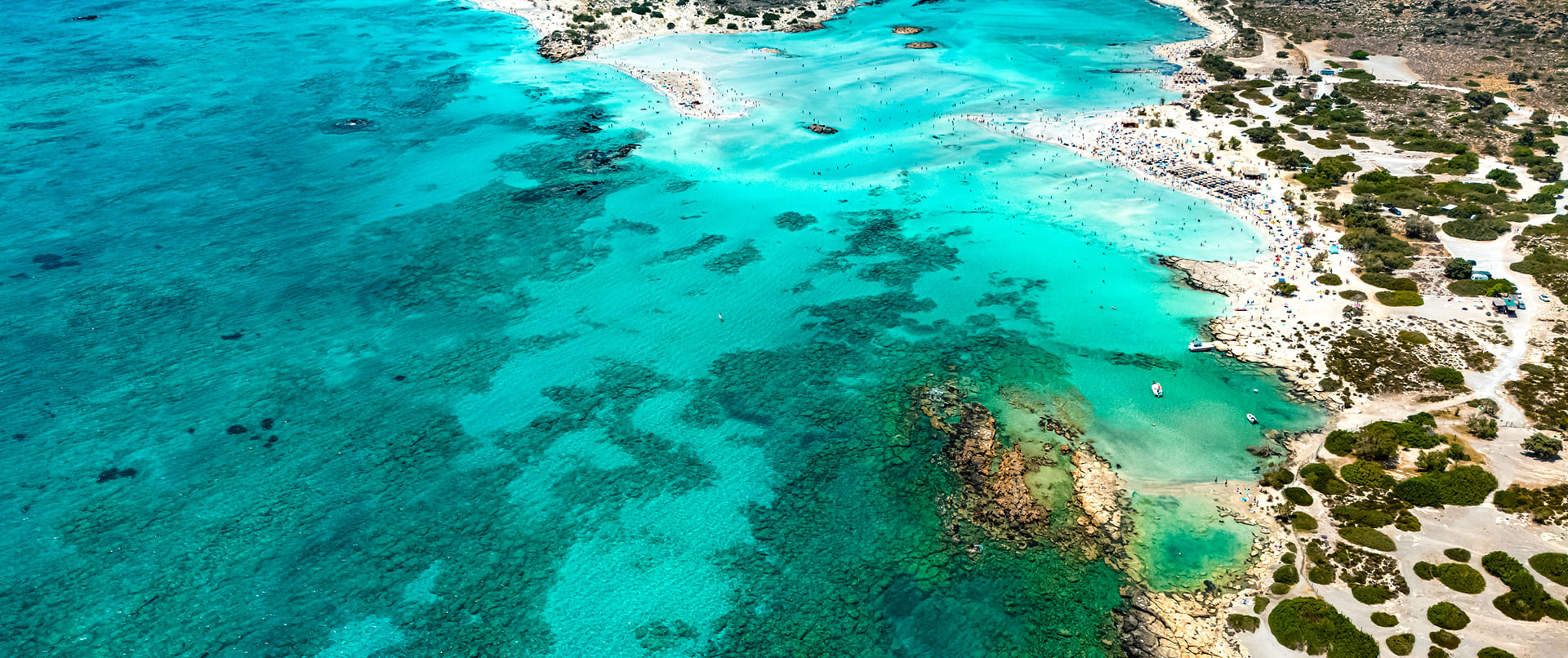 Croco Rent a Car in Crete and Thessaloniki panoramic beach view