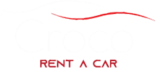 Croco Rent a Car in Crete and Thessaloniki white logologo